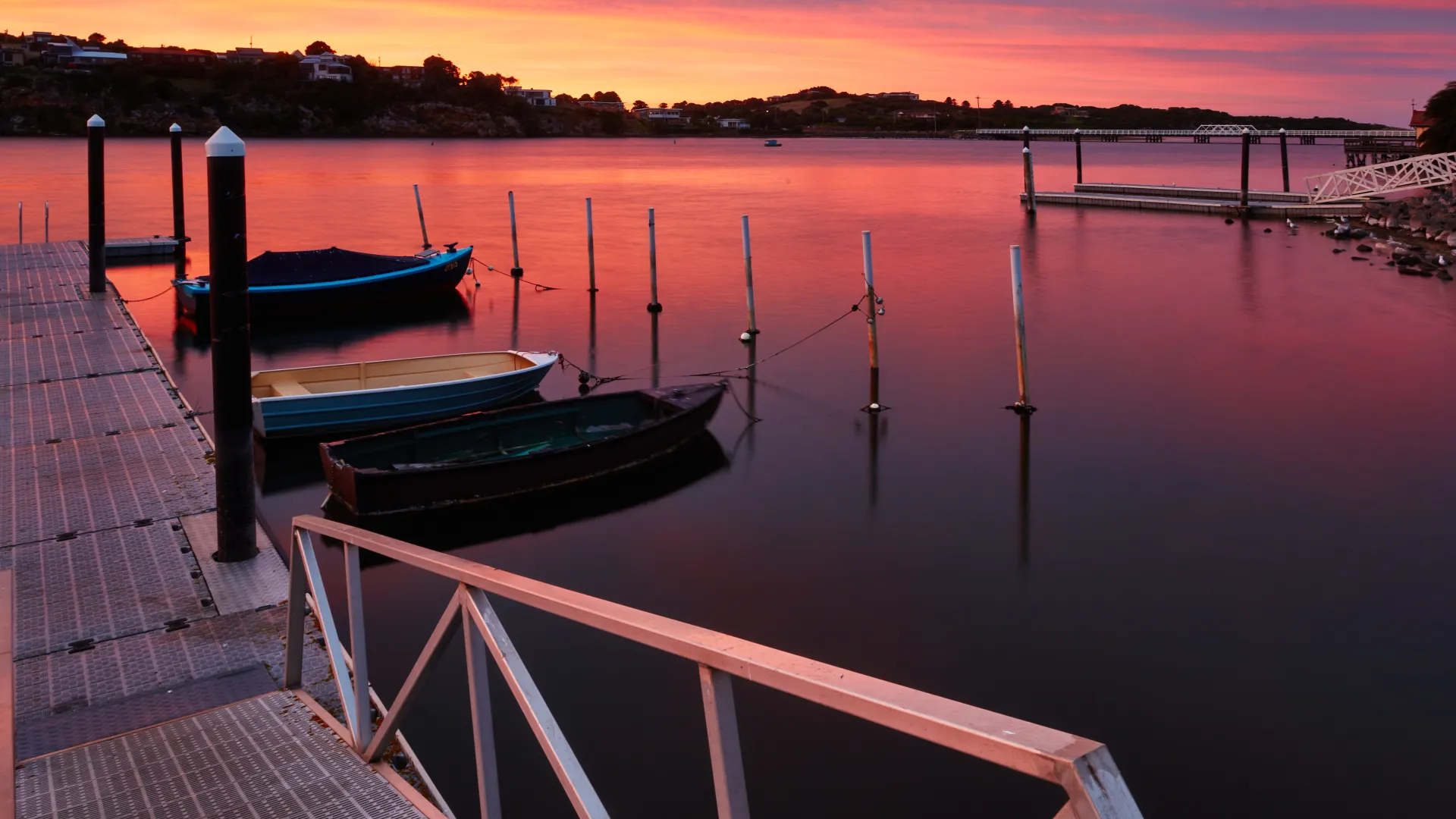 Sunrise over the Hopkins River.