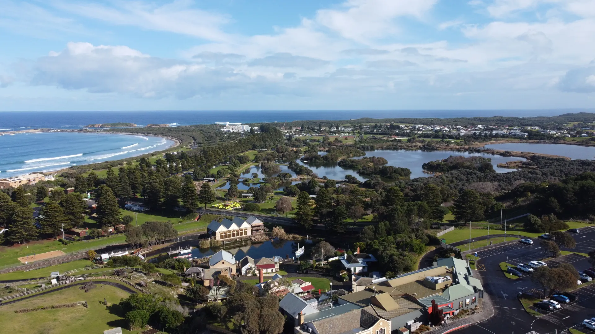 Aerial image of Warrnambool