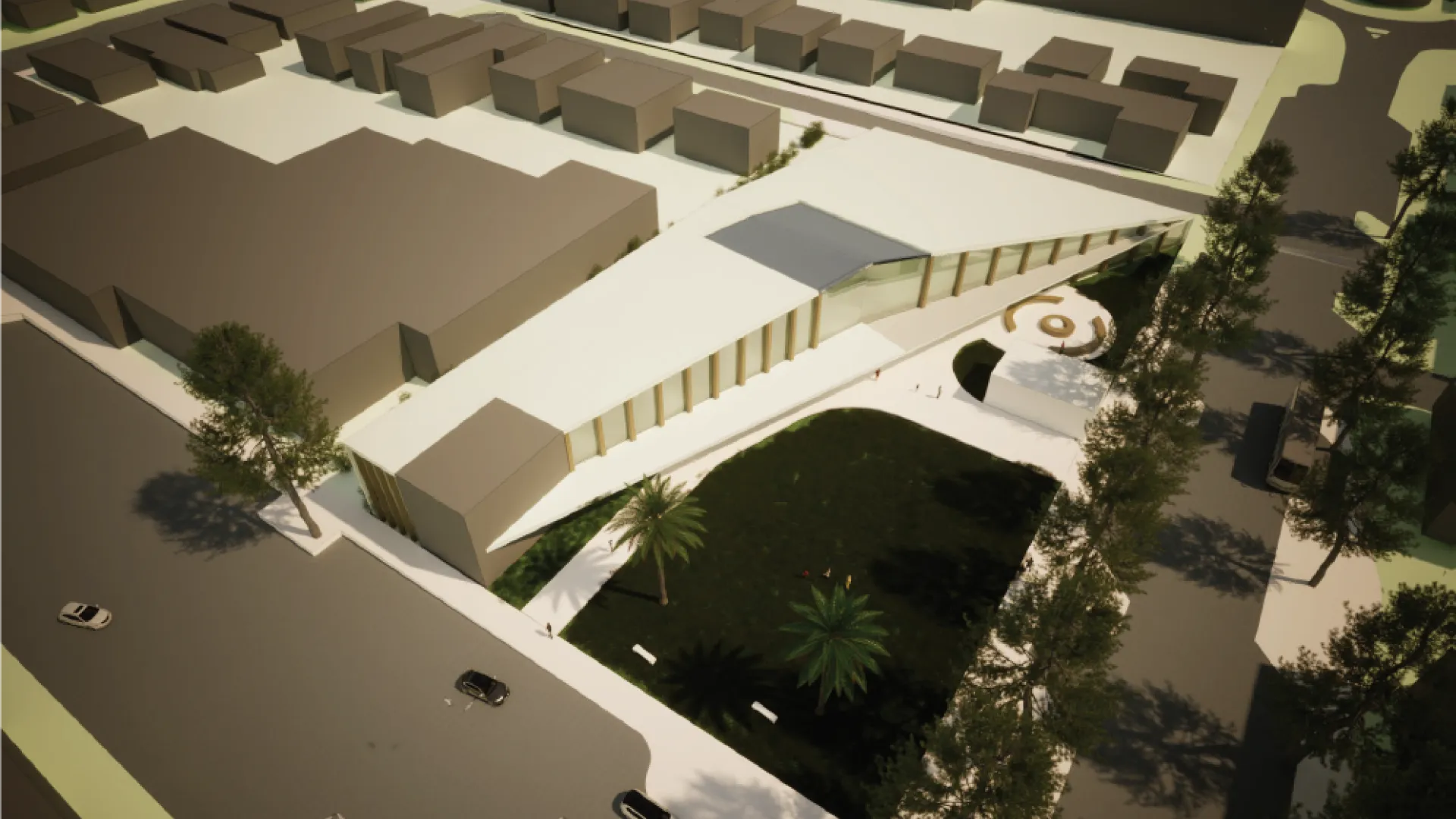 Option 2 new gallery building