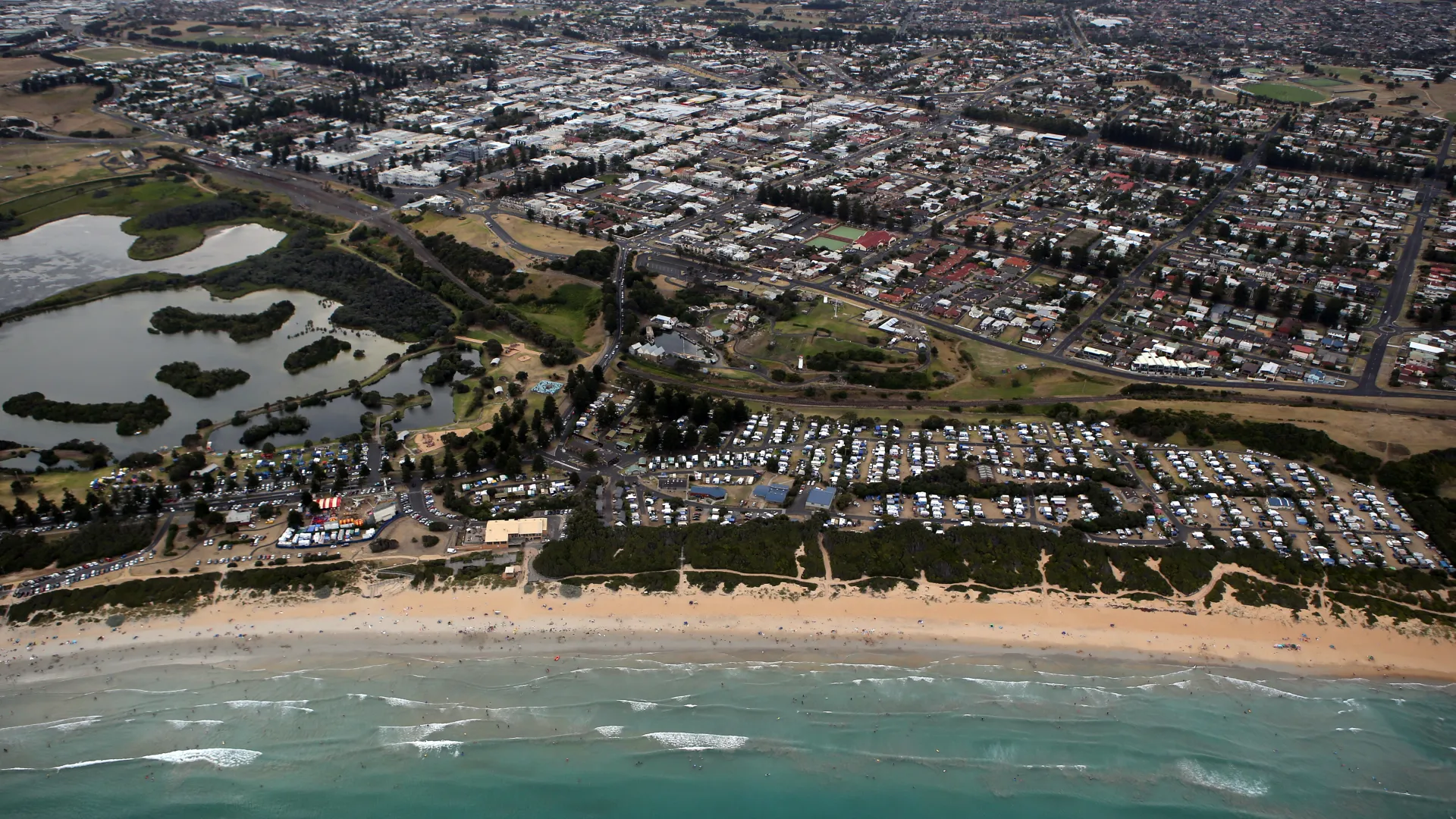 Aerial image of Warrnambool