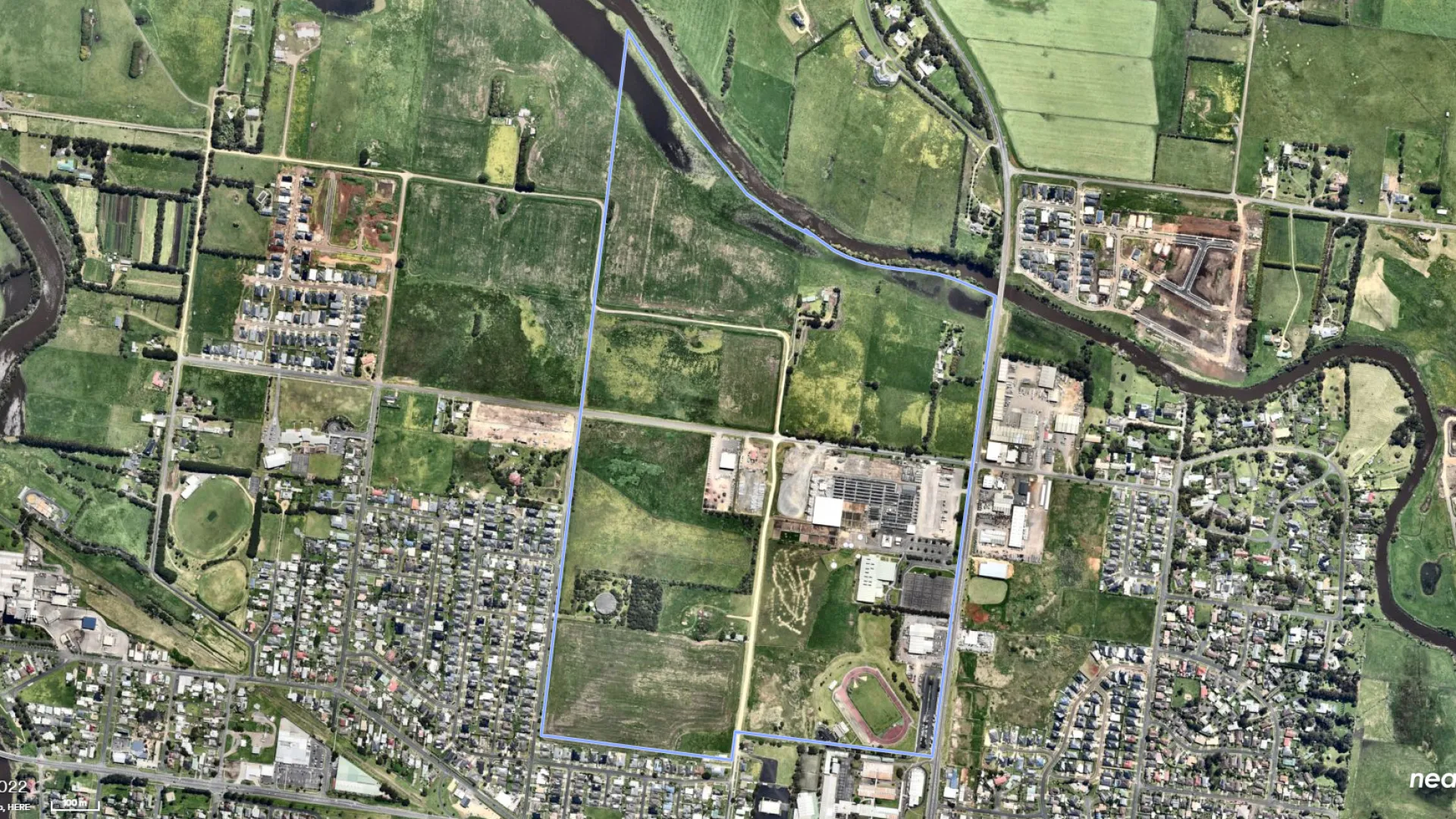 Precinct including the former saleyards site.