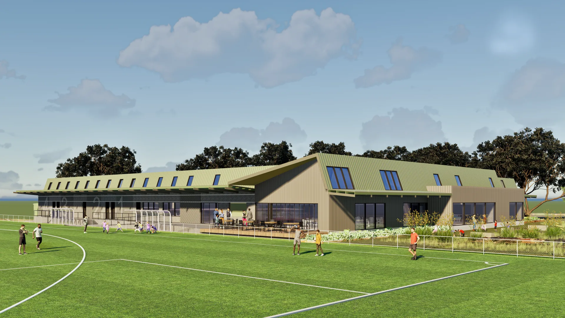 Artist concept Brierly Sports and Community Hub.