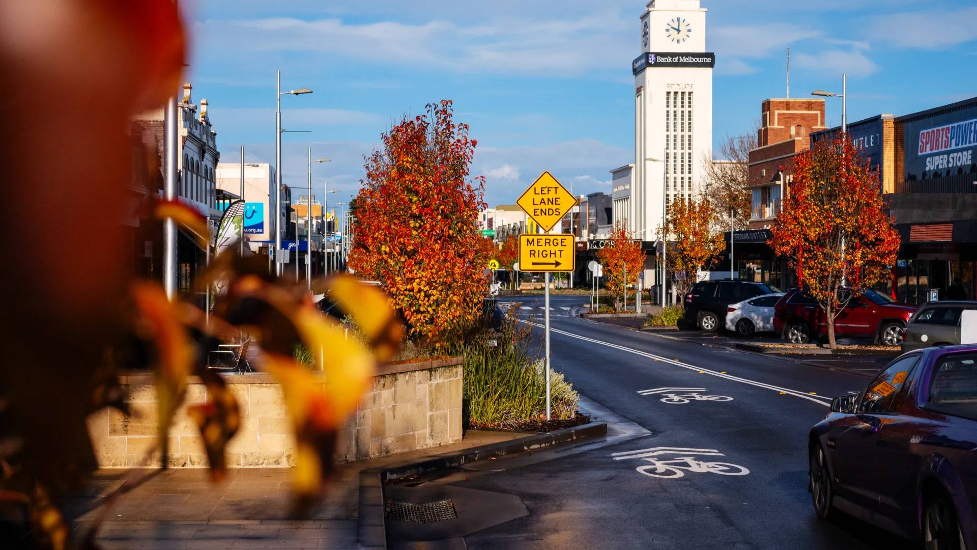 Liebig Street in autumn.
