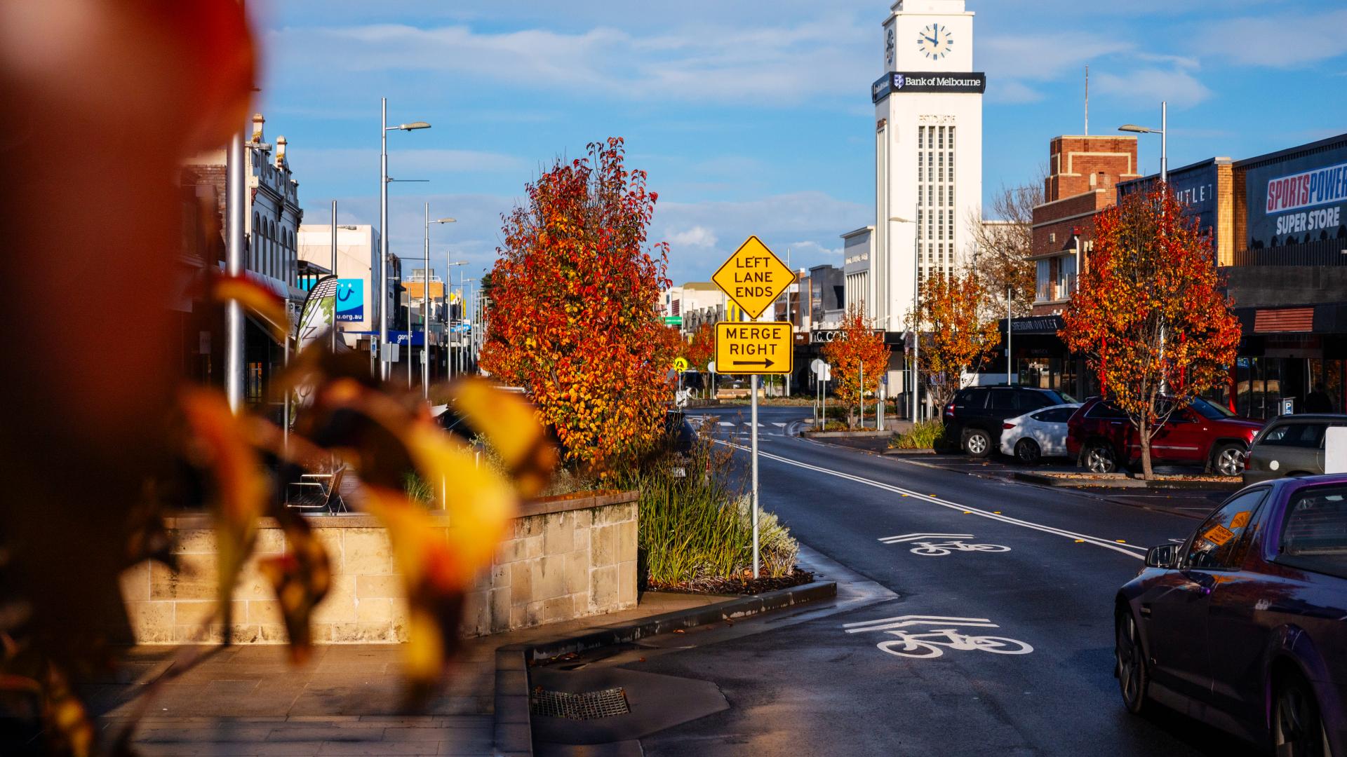 Liebig Street in autumn.