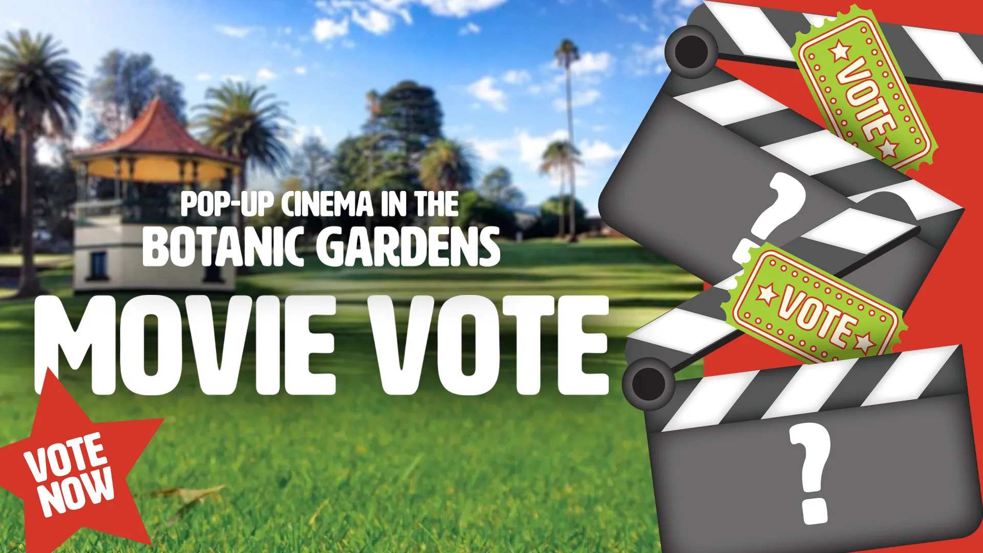 Movie vote for pop-up cinema