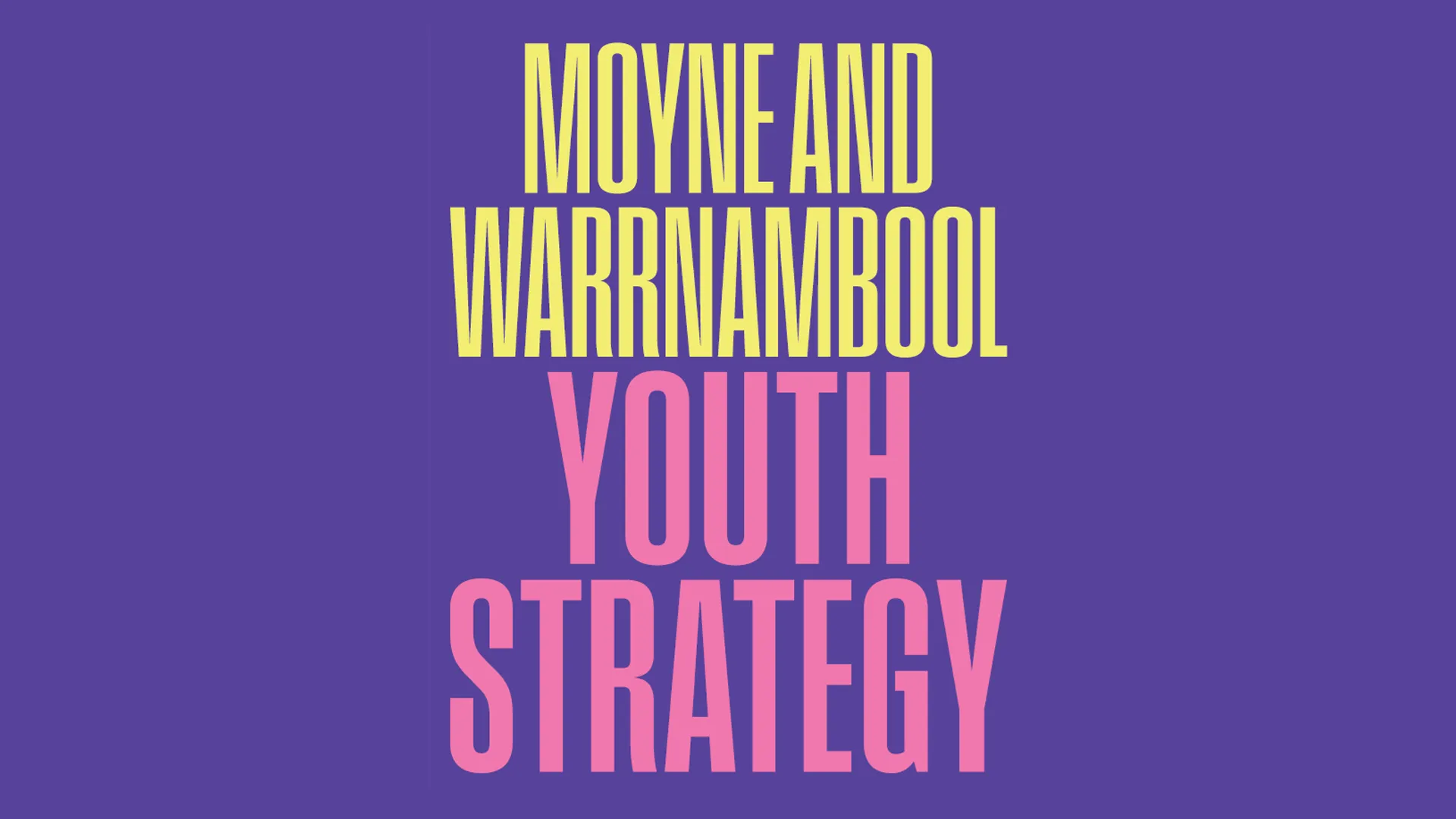 Moyne and Warrnambool Youth Strategy