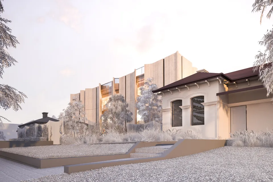 Artist's impression of the new library