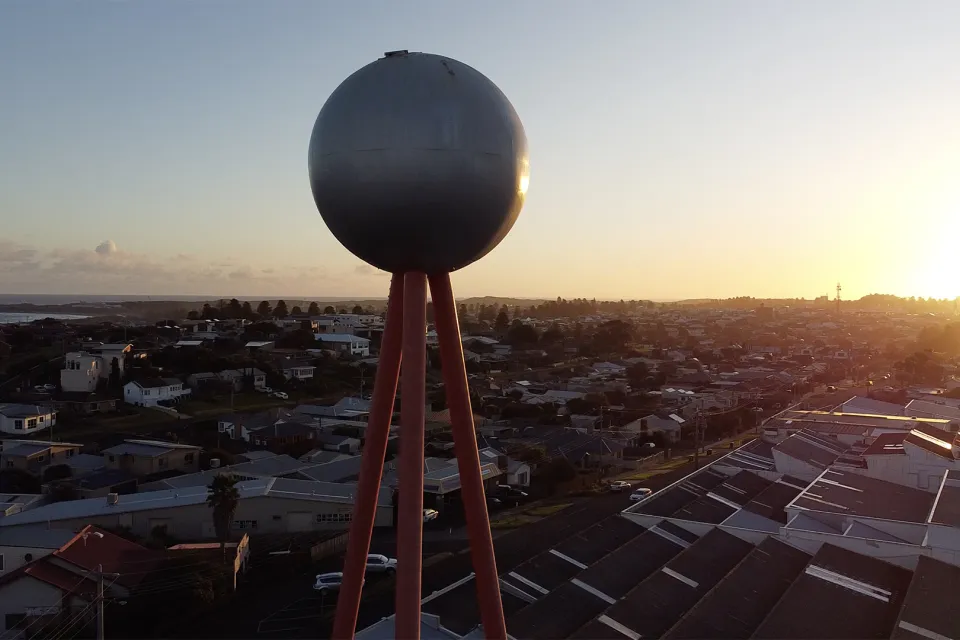 Fletcher Jones silver ball