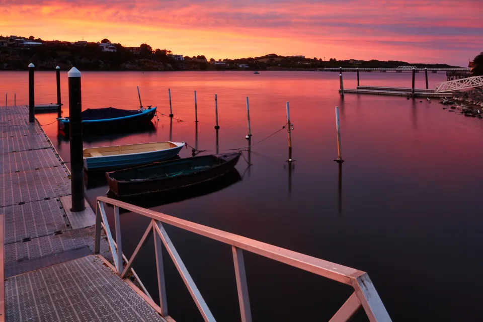Sunrise over the Hopkins River.