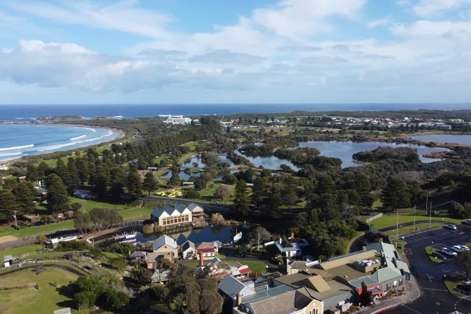 Aerial image of Warrnambool