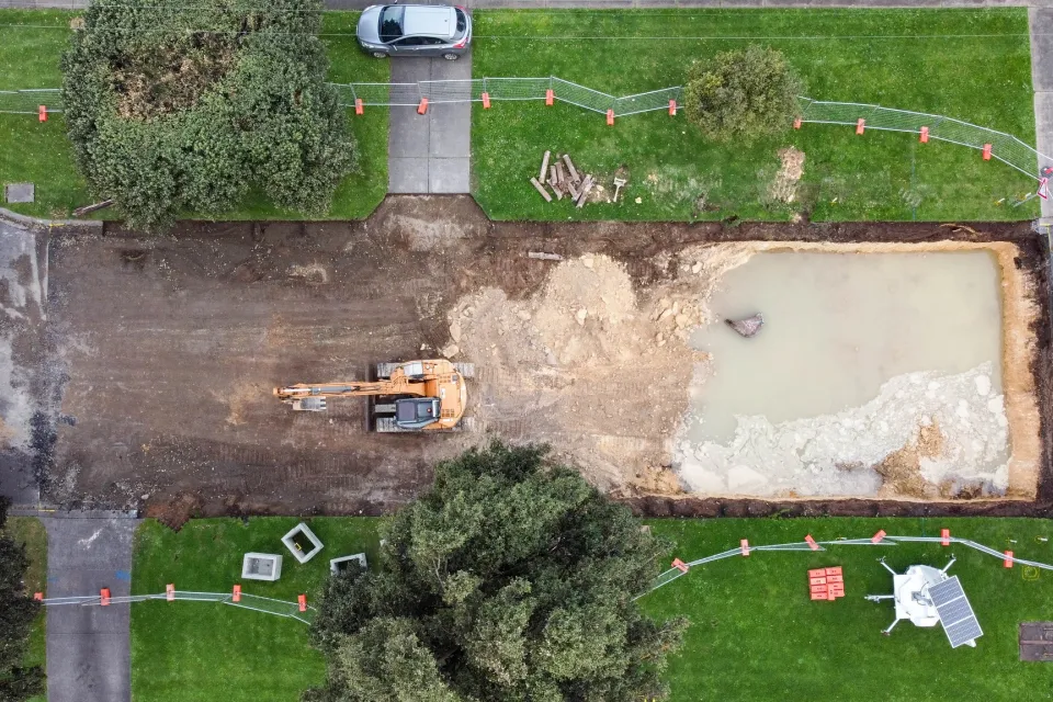 Japan Street drainage project