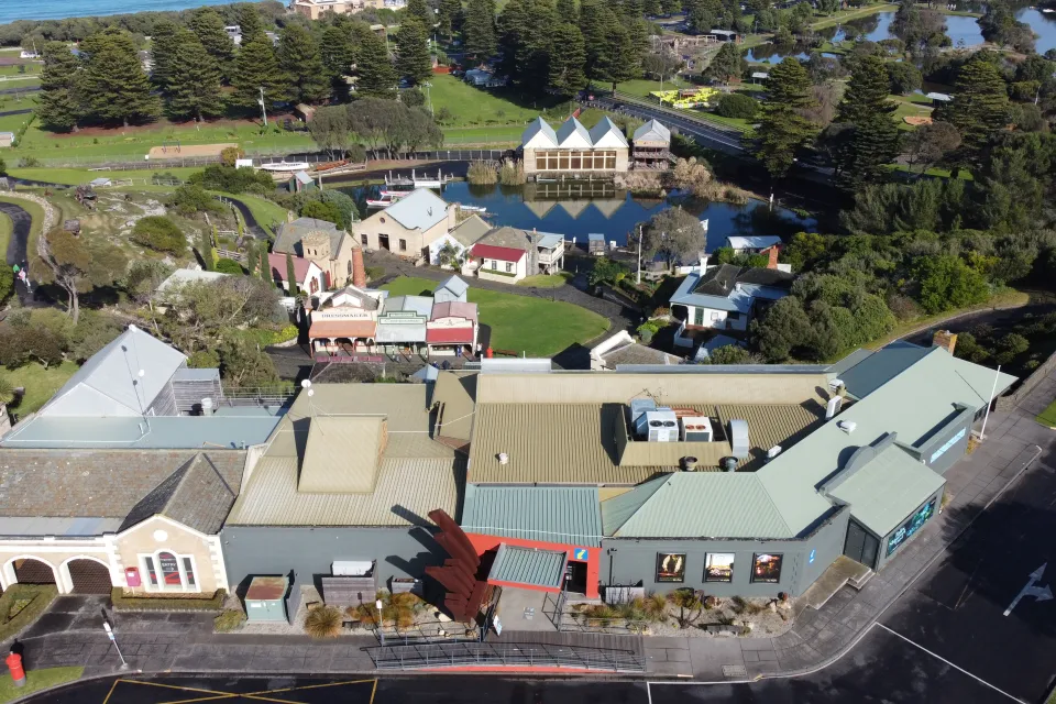 Flagstaff Hill from the air.