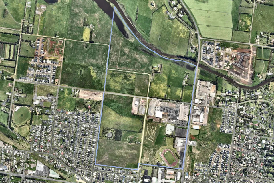 Precinct including the former saleyards site.