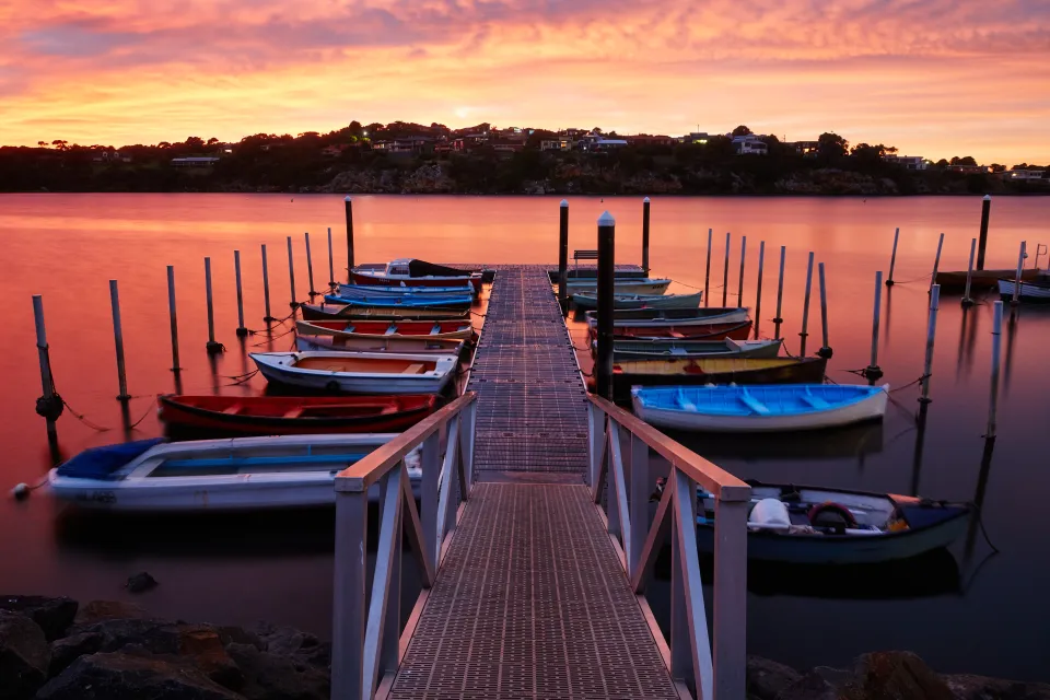 Boats at the Hopkins River