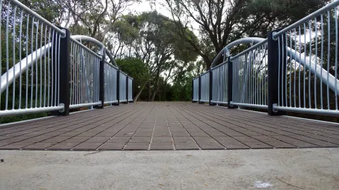 Bridge at Lake Pertobe