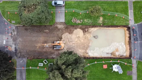 Japan Street drainage project