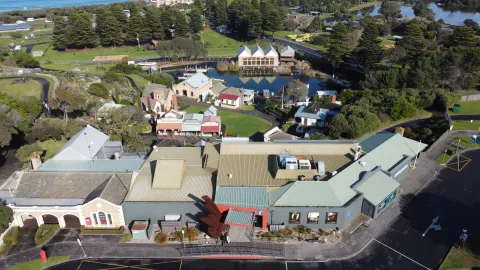 Flagstaff Hill from the air.