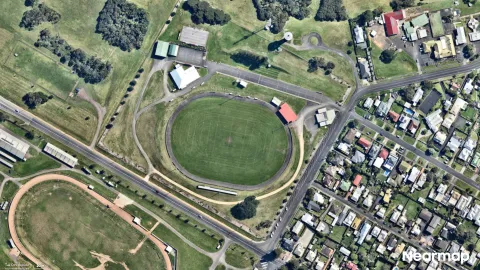 Aerial view of Friendly Societies Park