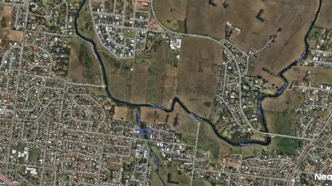 Area to the north of the Merri River.