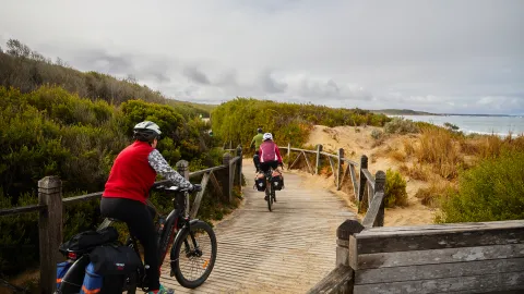 Cycling on the Promenade